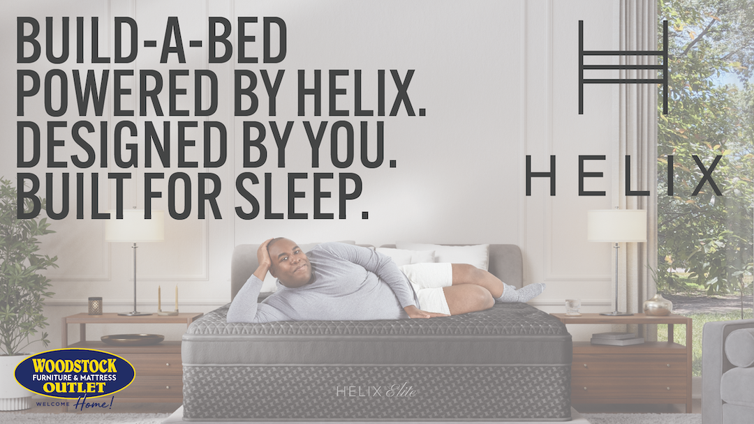 Introducing Build-a-Bed | Powered by Helix. Designed by You. Built for Sleep. Image