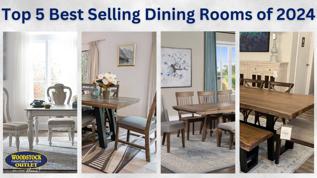 Woodstock Furniture & Mattress Outlet's Top 5 Best Selling Dining Sets of 2024