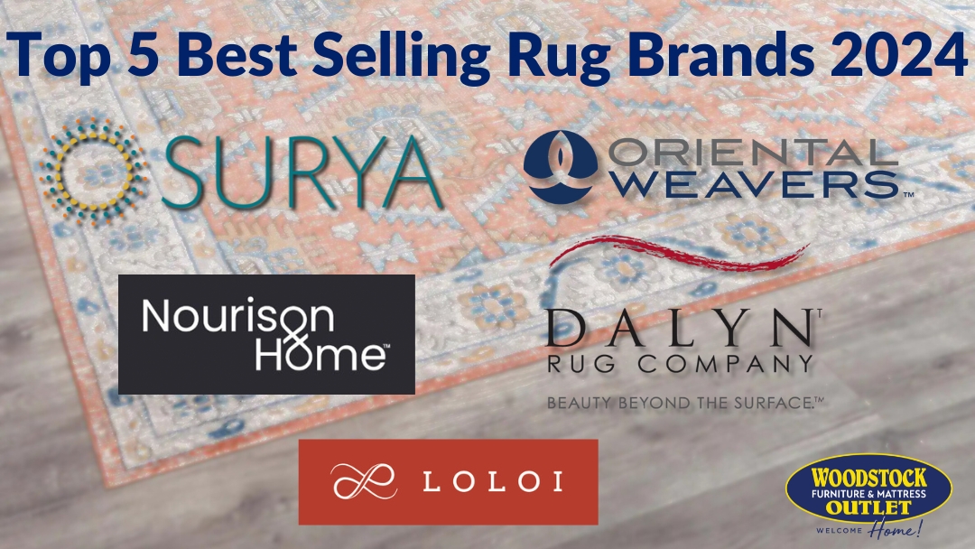 Woodstock Furniture & Mattress Outlet's Top 5 Best Selling Rug Brands of 2024