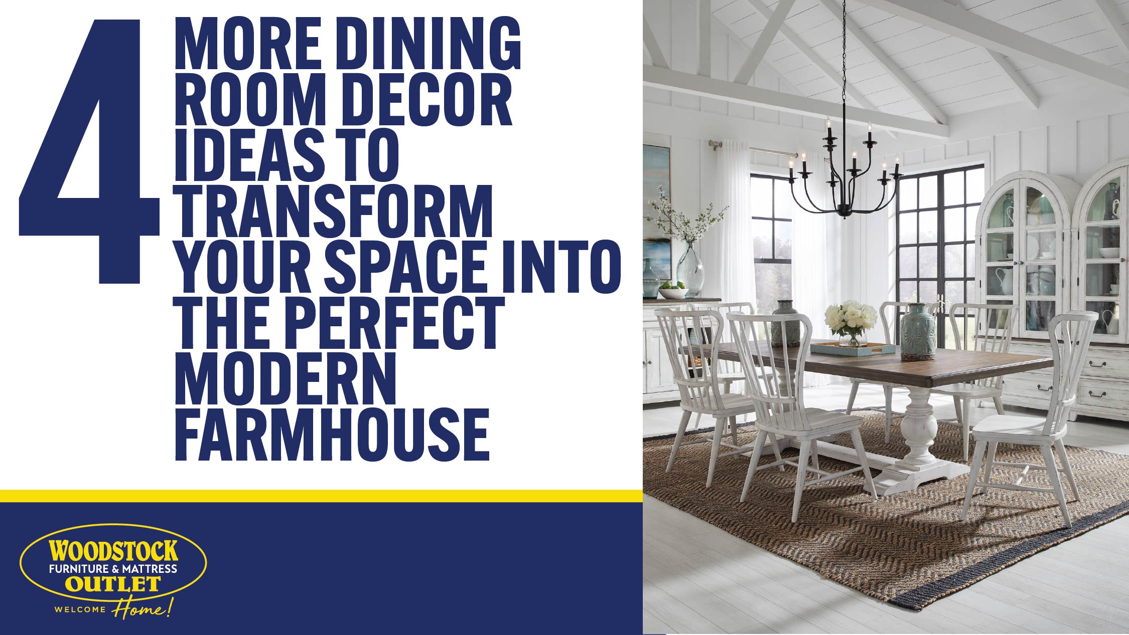 4 More Dining Room Decor Ideas to Transform Your Space into the Perfect Modern Farmhouse Image