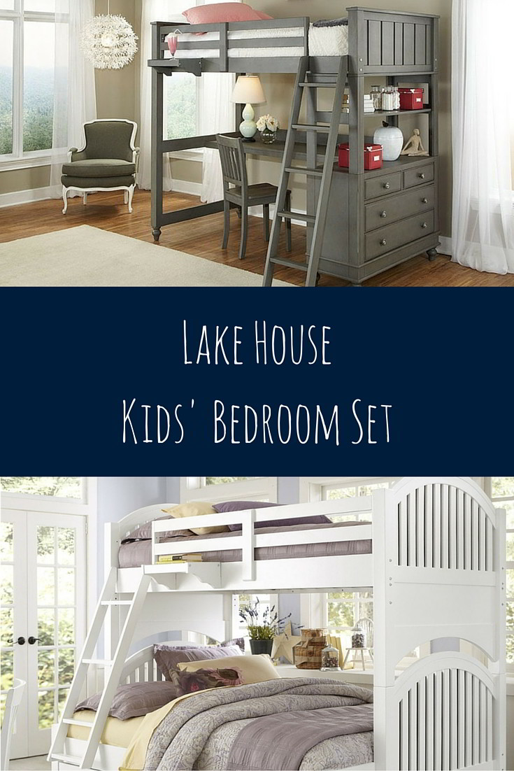 The Lake House kids bedroom collection was designed to offer the look and feel of furniture that you might find in a cottage on a nearby lake. Learn more at WoodstockOutlet.com.