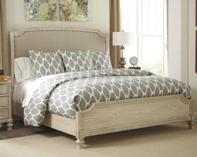 Ashley Furniture is always a fan favorite among our customers, and the Demarlos King Bed is no exception. If you want to update your bedroom with a casual vintage vibe, this bedroom set is the perfect choice. Learn more at woodstockoutlet.com.