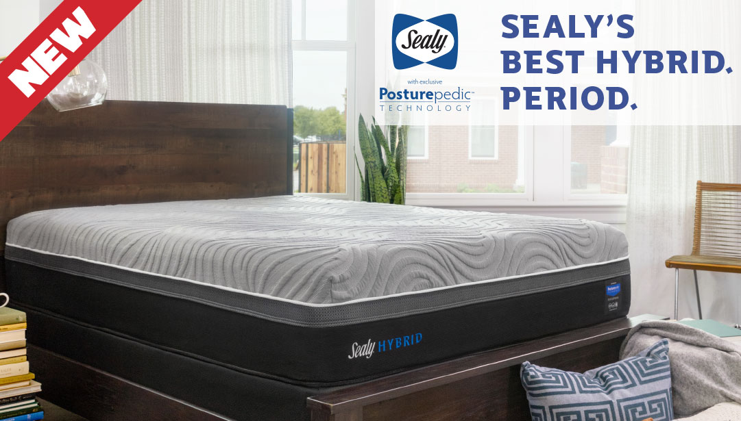 The New Sealy Hybrid Mattress: Now at Woodstock Furniture & Mattress Outlet!