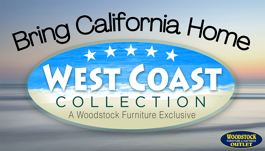 The West Coast Collection: Comfortable, Custom, Contemporary Upholstery Only at Woodstock Furniture & Mattress Outlet!