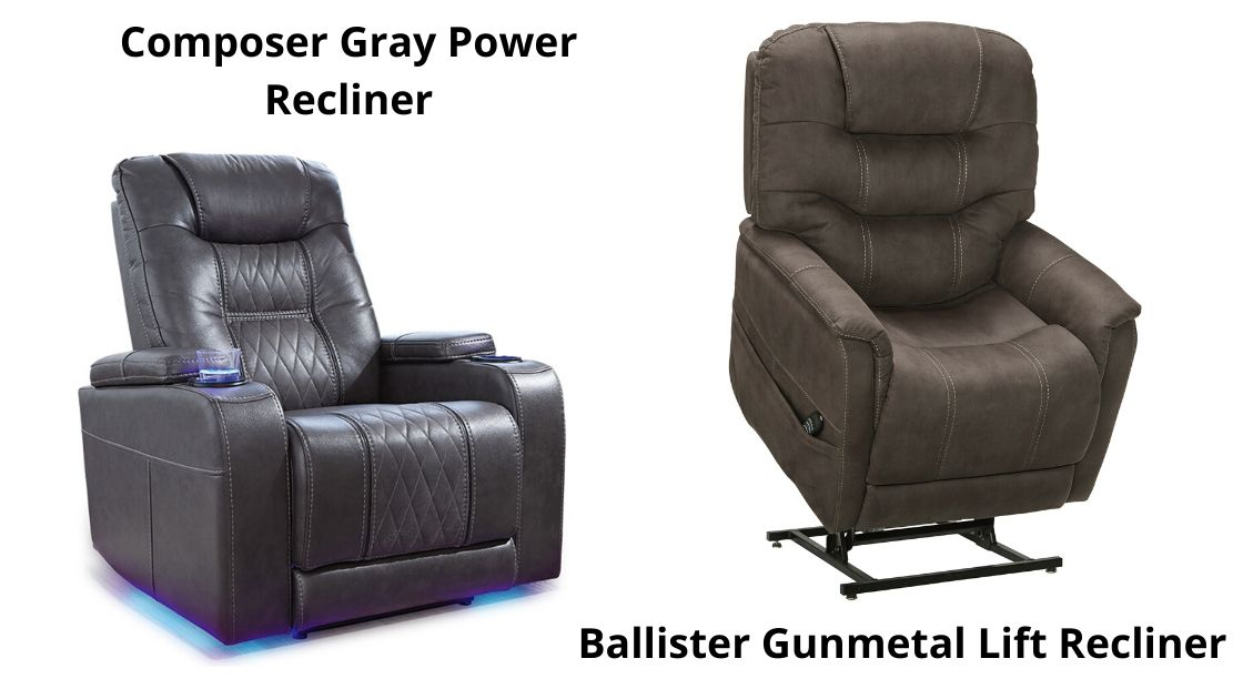 composer recliner and ballister lift recliner