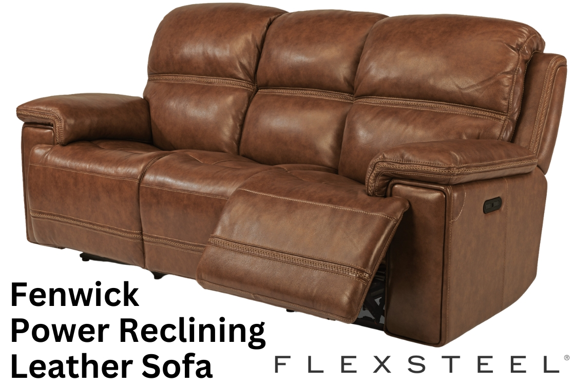 flexsteel-fenwick-brown-power-reclining-leather-sofa