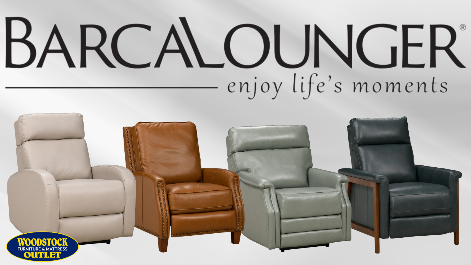 Barcalounger: Leather Recliners from a Storied, Household Name Brand - Now at Woodstock Furniture & Mattress Outlet!