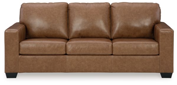 Bolsena Caramel Leather Queen Sleeper Sofa By Signature Design By ...