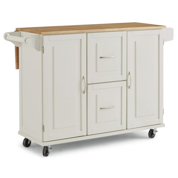 Dolly Madison Off White Kitchen Cart by Homestyles 4516-95