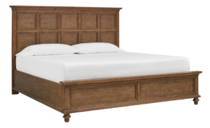 Hensley Warm Honey Panel Bed