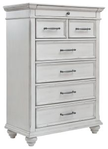 Kanwyn Whitewash 7 Drawer Chest