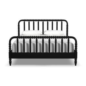 Spindle Black Queen Bed