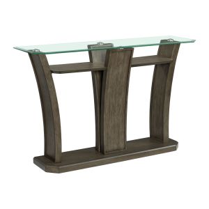 Dapper Grey Glass Top Sofa Table