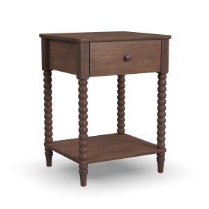 Spindle Brown Nightstand