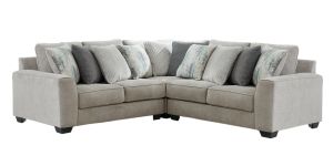 Ardsley Pewter 3 Piece Sectional