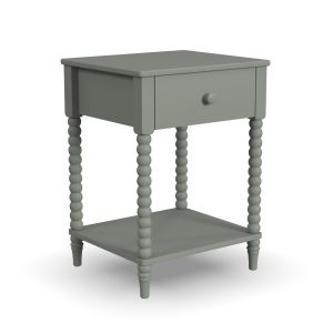 Spindle Green Nightstand