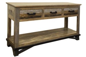 Loft Brown Sofa Table