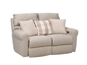 Westport Cement Lay Flat Power Reclining Loveseat