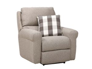 Westport Metal Lay Flat Power Recliner w/Accent Pillow