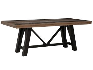 Loft Brown Rectangular Dining Table