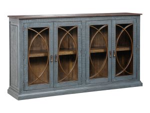 Marlin Blue Console Cabinet