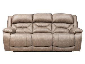 Enterprise Mushroom Power Reclining Sofa w/ Power Headrests & Lumbar