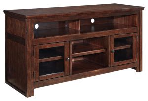 Harpan Reddish Brown Large TV Stand