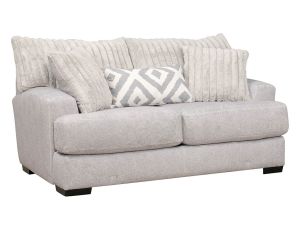 Tweed Silver Loveseat