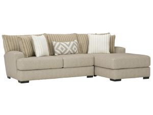 Tweed Toast 2 Piece Right Arm Facing Chaise Sectional