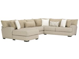 Tweed Toast 3 Piece Left Chaise Sectional