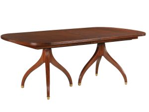 Addison Cherry Meyers Rectangular Trestle Dining Table