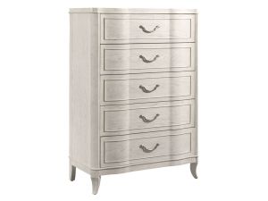 Harmony Eggshell White Emelie 5 Drawer Chest