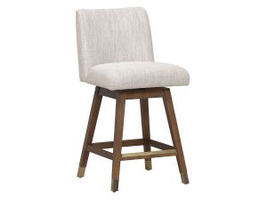 Isabella 26" Beige Swivel Counter Stool