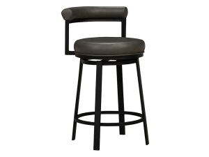 Reuben Grey Counter Height Swivel Stool