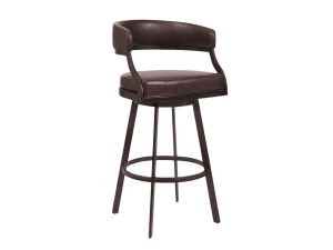 Saturn Brown Bar Height Swivel Stool