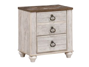 Willowton Whitewash 2 Drawer Nightstand