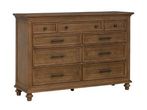 Hensley Warm Honey 9 Drawer Chesser
