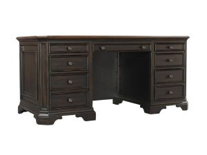 Hampton Black Cherry 66" Executive Desk