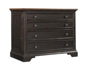 Hampton Black Cherry Combo File Cabinet