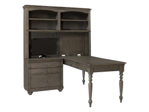 Oxford Peppercorn 4 Piece Right Facing Modular Desk 