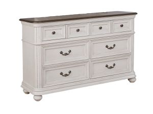 West Chester White 8 Drawer Dresser