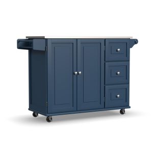 Dolly Madison Blue Kitchen Cart