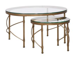 Harrison 2 Piece Nesting Cocktail Table Set