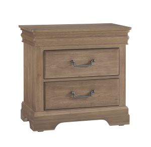 Vista Natural Oak 2 Drawer Nightstand