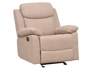 Beige Manual Recliner