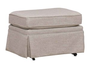 Quinn Stone Skirted Glider Ottoman