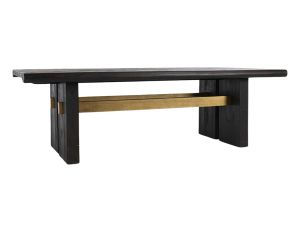 Larson Black 96" Dining Table