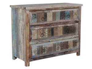 Print Block 3 Drawer Dresser 