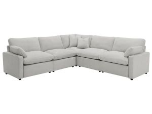 Collins Grey 5 Piece Power Reclining Modular Sectional