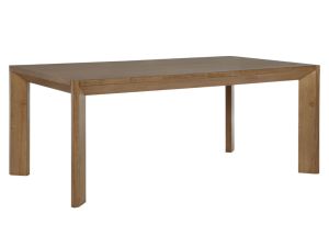 Burner Natural Oak Rectangular Dining Table